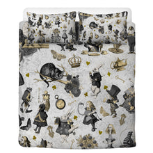 Cargar imagen en el visor de la galería, Curiouser Alice in Wonderland Duvet Bedding Set