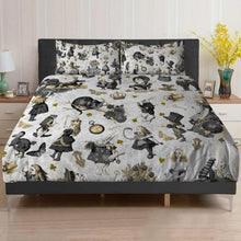 Cargar imagen en el visor de la galería, Curiouser Alice in Wonderland Duvet Bedding Set