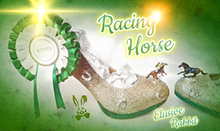 Load image into Gallery viewer, Womens Glitter Race Horse Shoe Model Miniature Figure Ribbon Rosette Handmade Custom Footwear Size 3 4 5 6 7 8 High Heels Platform Good Luck