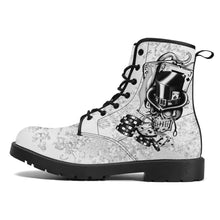 Cargar imagen en el visor de la galería, Mens & Womens White & Black Poker Boots