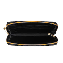 Cargar imagen en el visor de la galería, Nevermore Black Grey Edgar Allan Poe Raven Clutch Purse Wednesday Addams