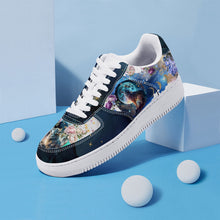 Załaduj obraz do przeglądarki galerii, Cosmic Dark Wolf Trainers Summer Galaxy Nebula Moon Christmas UK 3 4 5 6 7 8 9 10 11 Shoe Sneakers Gift