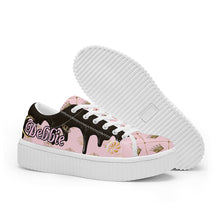 Załaduj obraz do przeglądarki galerii, Pink Personalized Chocolate Drip Cake Trainers