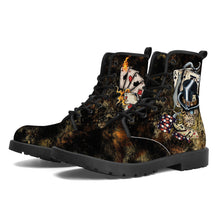 Load image into Gallery viewer, Steampunk Poker Casino Themed Boots