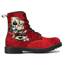Cargar imagen en el visor de la galería, Mens & Womens Vibrant Red Poker Casino Boots
