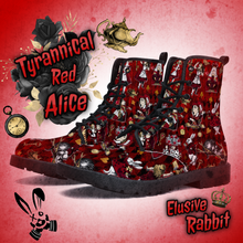 Load image into Gallery viewer, Tyrannical Red Alice in Wonderland Boots