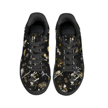 Load image into Gallery viewer, Allure Alice in Wonderland Trainers Full Black