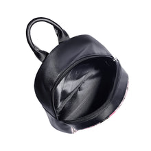 Load image into Gallery viewer, Time For Tea Alice in Wonderland Backpack Vibrant Pink Pattern