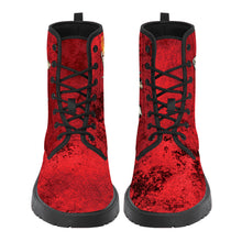 Cargar imagen en el visor de la galería, Mens & Womens Vibrant Red Poker Casino Boots