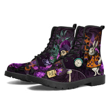Lade das Bild in den Galerie-Viewer, Spooky Alice Purple Halloween Boots