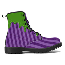 Charger l'image dans la galerie, Green Drip Purple Stripe Boots