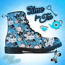 Load image into Gallery viewer, Blue Time for Tea Boots