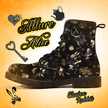 Load image into Gallery viewer, Allure Pattern Alice in Wonderland Boots