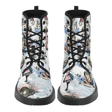 Load image into Gallery viewer, White Dusky Blue Pink Alice in Wonderland