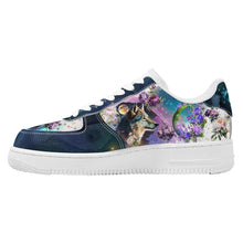 Załaduj obraz do przeglądarki galerii, Cosmic Dark Wolf Trainers Summer Galaxy Nebula Moon Christmas UK 3 4 5 6 7 8 9 10 11 Shoe Sneakers Gift