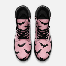 Lade das Bild in den Galerie-Viewer, Pink and Black Bat Boots