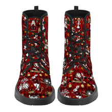 Load image into Gallery viewer, Tyrannical Red Alice in Wonderland Boots