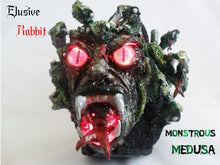 Charger l'image dans la galerie, Monstrous Medusa Light Up SFX Heels Snakes Serpent Reptile Scale Greek Mythology Custom Kraken Shoe Size 3 4 5 6 7 8 Creature Monster God