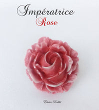 Cargar imagen en el visor de la galería, Imperatrice Rose Painting the Roses Red Ring Flower Bud Custom Hand Sculpt Alice in Wonderland Red Adjustable Womens Jewelry Queen of Hearts
