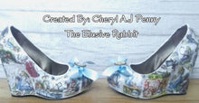 Cargar imagen en el visor de la galería, DIY Bride Alice in Wonderland Starter Kit Decoupage Heels Wedding Shoes Custom Gift Set Box Keepsake Favour Bridesmaid Make your own Budget