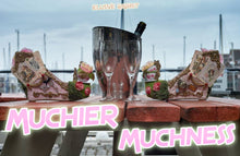 Load image into Gallery viewer, Alice in wonderland Muchier Muchness Heels Regal Baroque Gold Pink Vintage Wedge Stripe Shoe Size 3 4 5 6 7 8 Wedding Bridal Heel Women