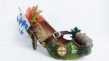 Load image into Gallery viewer, Oktoberfest Heels German Flag Bavarian Barmaid Personalized Muses Beer festival Miniature Custom Green Shoe High Size 3 4 5 6 7 8 Platform