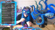 Load image into Gallery viewer, The Kraken Hat Headdress Fascinator Races Hand Steampunk Mermaid Black Blue Sea Abyss Creature Monster Mythical Octopus Squid Headband Piece