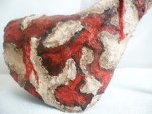 Cargar imagen en el visor de la galería, Zombie Flesh Custom Hand Sculpt Paint Red Ribbon Black Skin Shoe Size 3 4 5 6 7 8 Kraken High Heel Platform Blood Gore goth gothic fashion