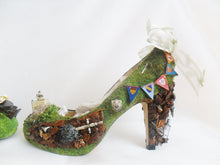 Cargar imagen en el visor de la galería, Camelot Heels KIng Arthur Round Table Legend Castle Medieval Dragon Shoe Custom High Mid Low Size 3 4 5 6 7 8 Platform Merlin Fantasy Sword