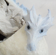 Carica l'immagine nel visualizzatore di Gallery, Winter Tundra Dragon Heels Custom Hand Sculpt Octopus Paint White Blue Shoe Kraken Size 3 4 5 6 7 8 High Mid Platform Ice Snow Fantasy Sea