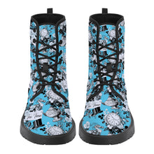 Load image into Gallery viewer, Blue Time for Tea Boots