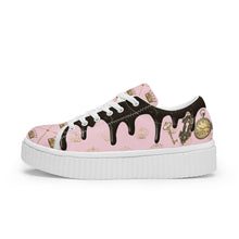 Załaduj obraz do przeglądarki galerii, Pink Personalized Chocolate Drip Cake Trainers