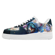 Załaduj obraz do przeglądarki galerii, Cosmic Dark Wolf Trainers Summer Galaxy Nebula Moon Christmas UK 3 4 5 6 7 8 9 10 11 Shoe Sneakers Gift