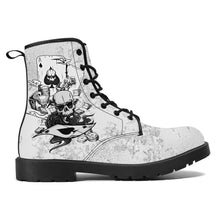 Cargar imagen en el visor de la galería, Mens & Womens White & Black Poker Boots