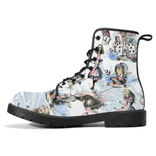 Load image into Gallery viewer, White Dusky Blue Pink Alice in Wonderland