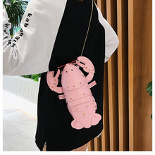 Lade das Bild in den Galerie-Viewer, Lobster Shoulder Bag Brand Design Mini Women Handbag 3d Cartoon Animal Shape Crossbody Bags Fashion Chains Messenger Bag