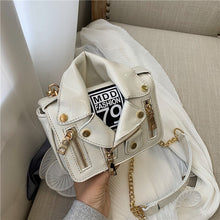 Load image into Gallery viewer, DIHOPE Famous Brand Designer Handbag European Style Motorcycle Bags Luxury Jacket Shape Shoulder Messenger Bags PU Leather