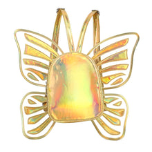 Cargar imagen en el visor de la galería, Fashion Design Women bags Butterfly Angel Wings PU Leather Backpack Casual Daypack Travel Bag for Women Girls Schoolbags