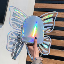 Cargar imagen en el visor de la galería, Fashion Design Women bags Butterfly Angel Wings PU Leather Backpack Casual Daypack Travel Bag for Women Girls Schoolbags