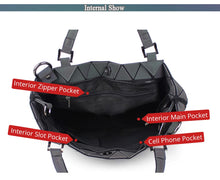 Załaduj obraz do przeglądarki galerii, Women Handbags 3 Pcs Bag Set Crossbody Bags For Women Geometric Luminous Shoulder Bag Female Purse And Handbag Tote Holographic