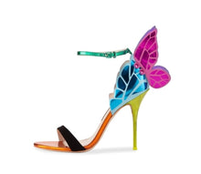 Cargar imagen en el visor de la galería, New Design High Quality Women Butterfly High Heels Sandals Exquisite beautiful Wing Shoes Female Banquet Paty Dress Shoes