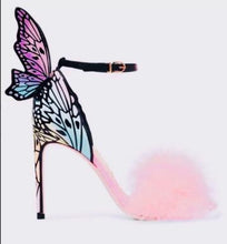 Cargar imagen en el visor de la galería, New Design High Quality Women Butterfly High Heels Sandals Exquisite beautiful Wing Shoes Female Banquet Paty Dress Shoes