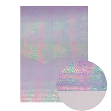 Cargar imagen en el visor de la galería, 22*30cm Purple Faux Leather Fabric Chunky Glitter Soft Cotton Smooth PU Leather A4 size DIY Bow Bags Material Vinyl Fabric