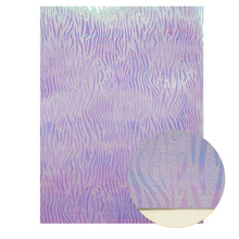 Cargar imagen en el visor de la galería, 22*30cm Purple Faux Leather Fabric Chunky Glitter Soft Cotton Smooth PU Leather A4 size DIY Bow Bags Material Vinyl Fabric