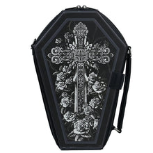 Załaduj obraz do przeglądarki galerii, Women Gothic Handbags Victorian Style Shoulder Messenger Bag Female Skull Rivet Bags Ladies Steampunk Bagpack Bolsos Mochilas