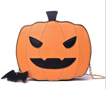 Carica l'immagine nel visualizzatore di Gallery, Women Shoulder Bag Halloween Pumpkin Leather Fashion Creativity Easter Pumpkin Lamp Handbags Women Easter Gift Bags