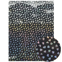 Charger l'image dans la galerie, 22*30cm Black Chunky Glitter Fabric Textured Faux Leather Sheets A4 size DIY Earring Hair Bow Accessories Handbag Materials