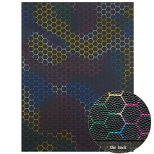 Charger l'image dans la galerie, 22*30cm Black Chunky Glitter Fabric Textured Faux Leather Sheets A4 size DIY Earring Hair Bow Accessories Handbag Materials