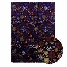 Charger l'image dans la galerie, 22*30cm Black Chunky Glitter Fabric Textured Faux Leather Sheets A4 size DIY Earring Hair Bow Accessories Handbag Materials