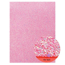 Charger l'image dans la galerie, 22*30cm Chunky Glitter Fabric Soft Synthetic Leather Shiny Bow Materials DIY Earring Bags Accessories A4 Hairbow Decoration
